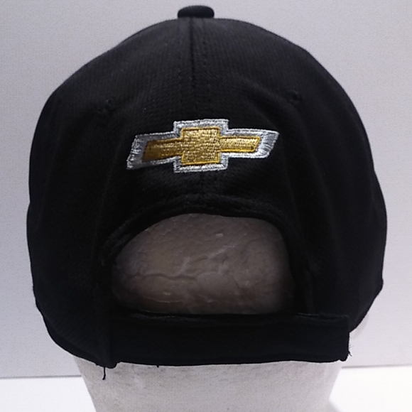 Black Chevrolet Moisture Wicking Hat Cap - Picture 3 of 8